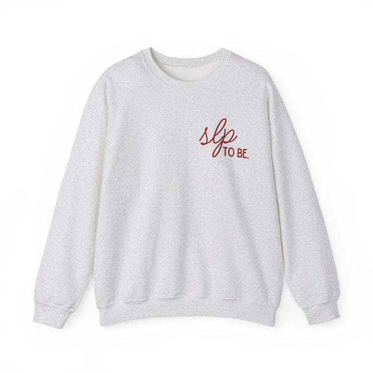 slp to be. crewneck