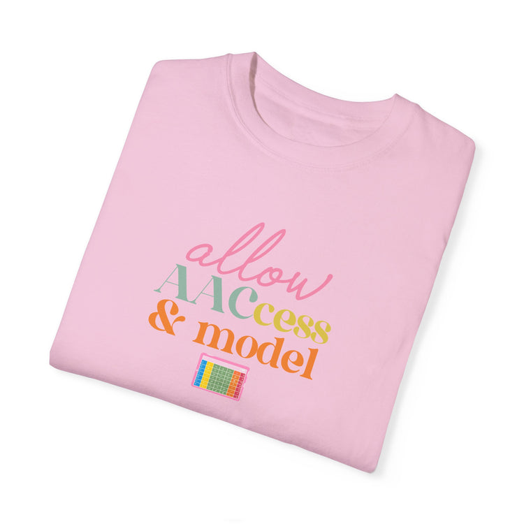 allow AAC access and model comfort colors tee