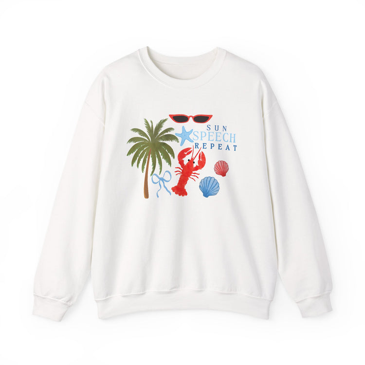 sun speech repeat crewneck