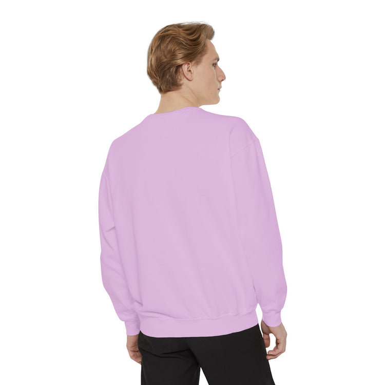 horseshoe lucky to be an SLP comfort colors crewneck