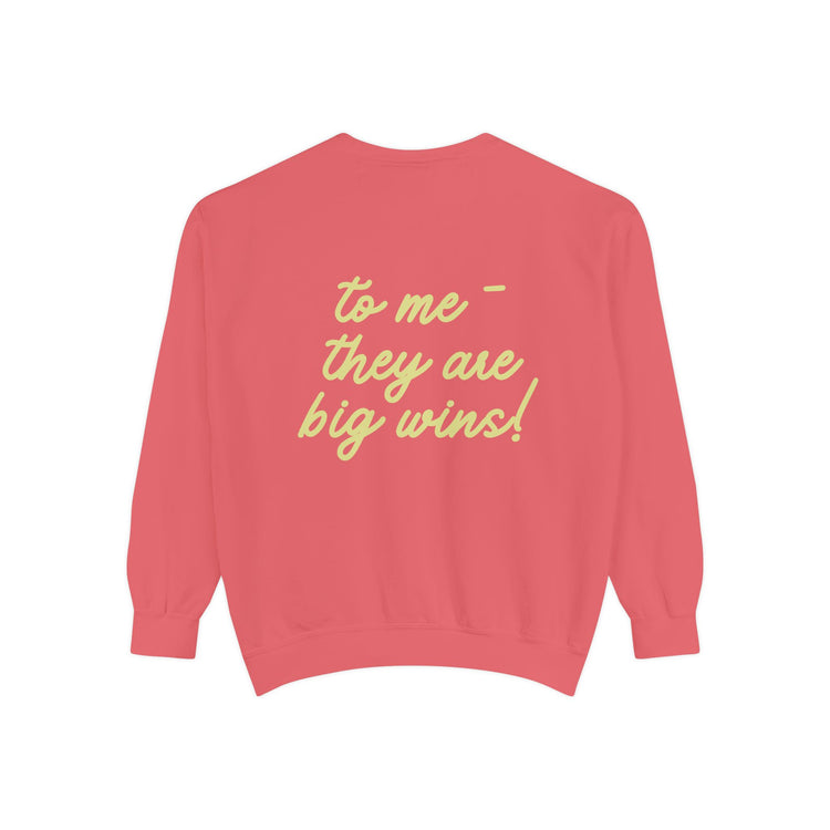 speech path little big wins front/back comfort colors crewneck