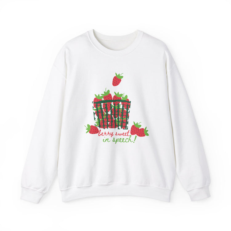 berry sweet in speech! crewneck