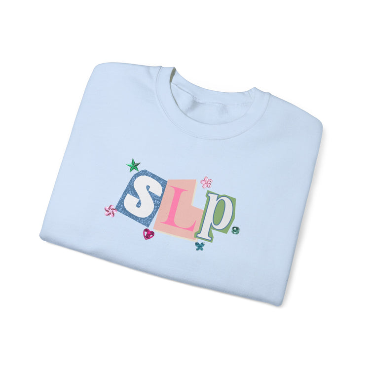 SLP newspaper gem crewneck