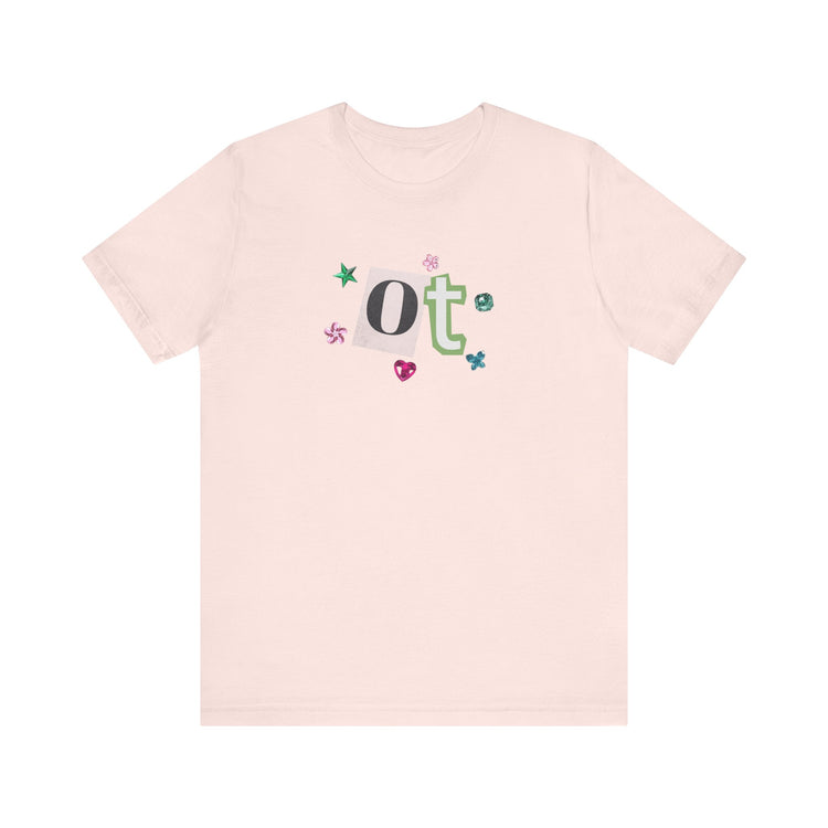 OT newspaper gem short sleeve tee