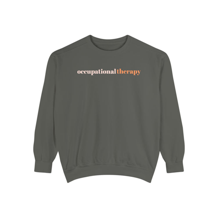 orange simple OT comfort colors crewneck