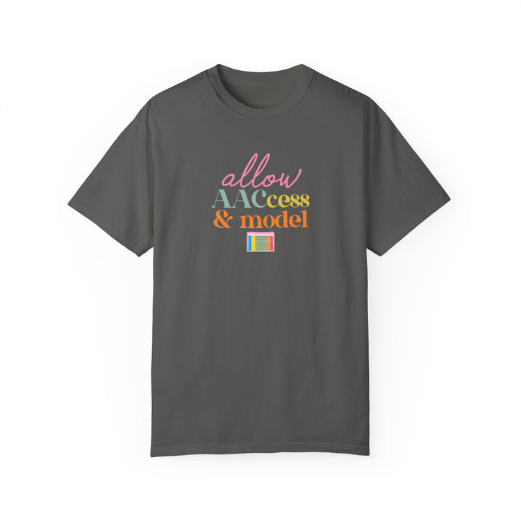allow AAC access and model comfort colors tee