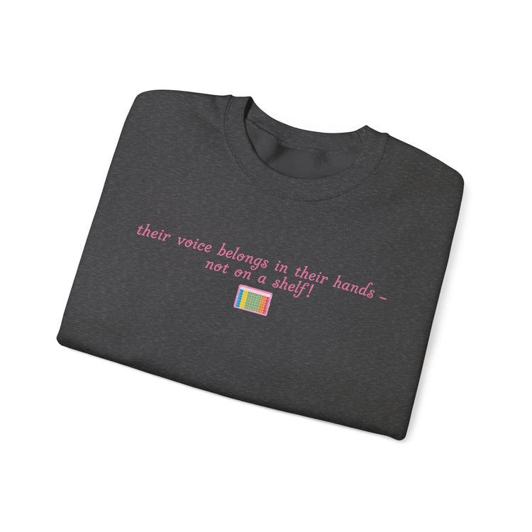 get off the shelf AAC! crewneck