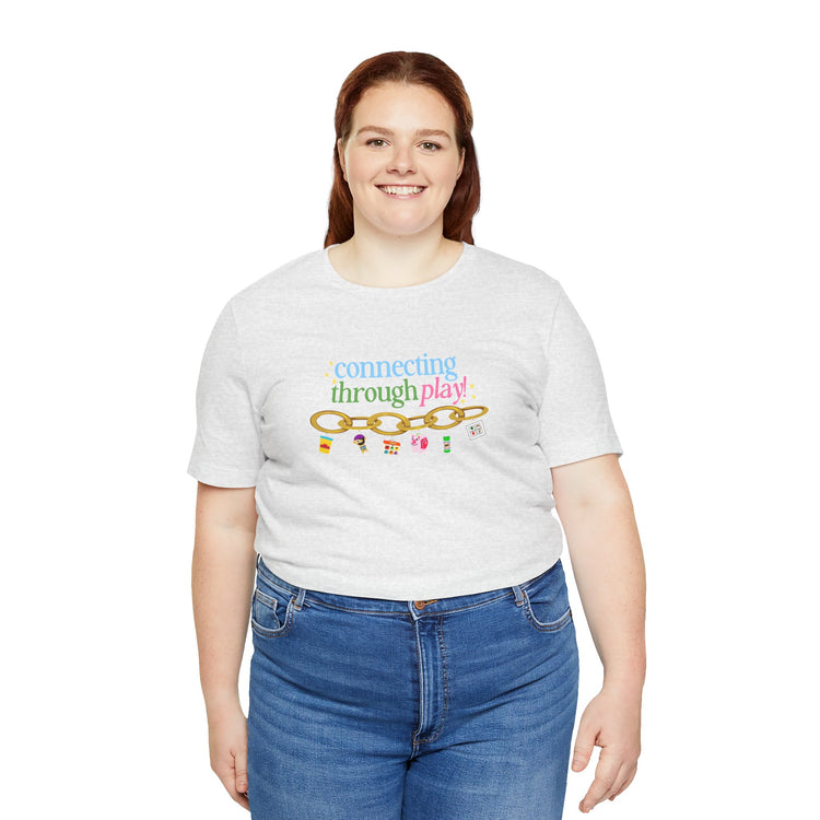 connecting through play chain tee