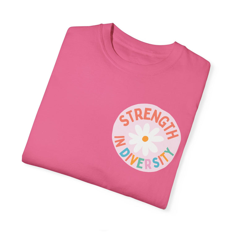 strength in diversity comfort colors tee