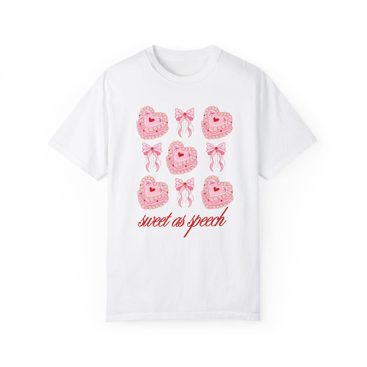 sweet as speech cake comfort colors tee