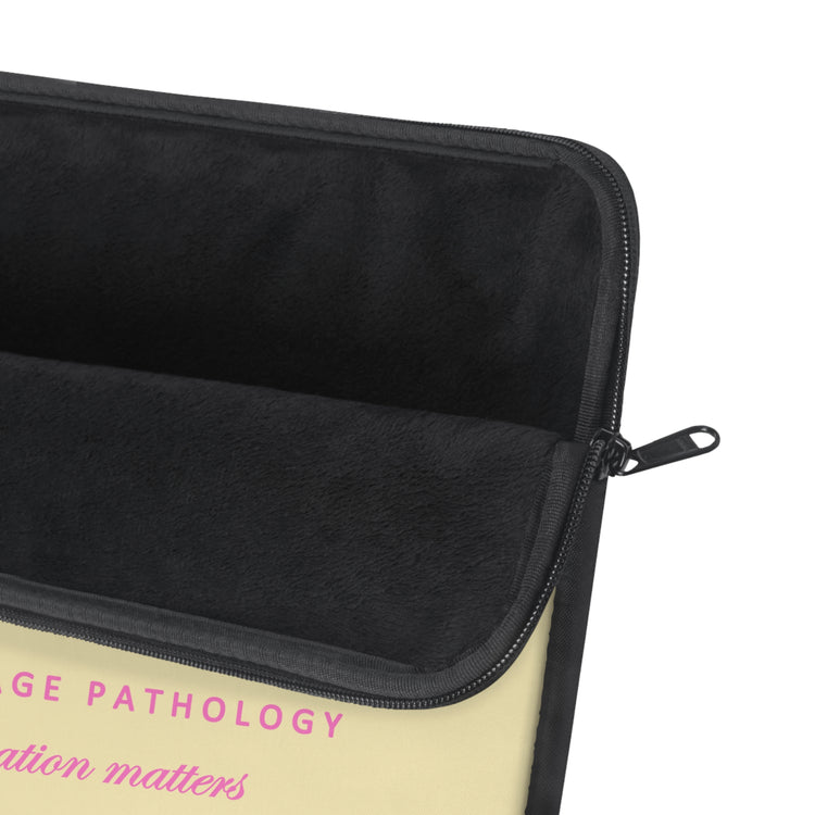 SPEECH varsity laptop sleeve