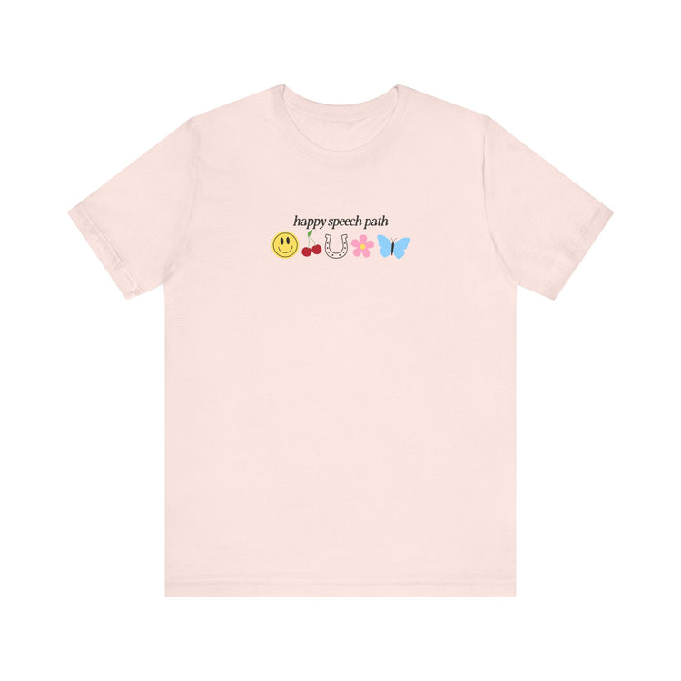 happy speech path tee