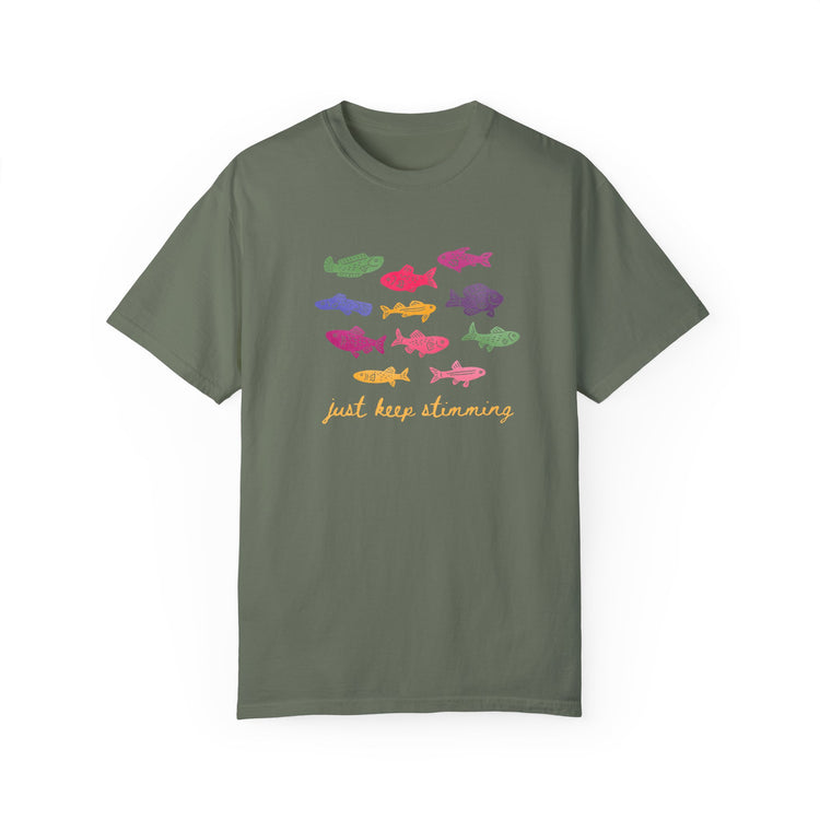 just keep stimming! comfort colors tee