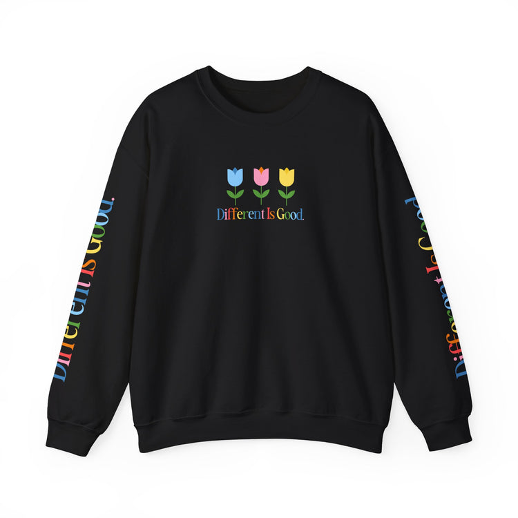 different is good tulips crewneck