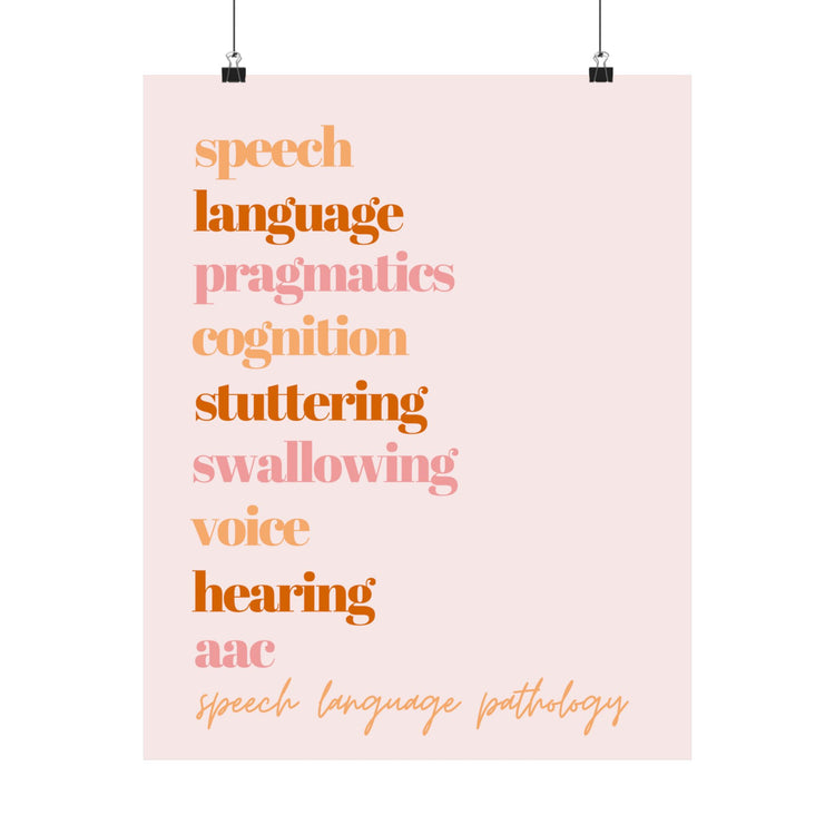 SLP scope pink wall poster
