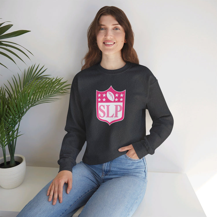 SLP football crest crewneck