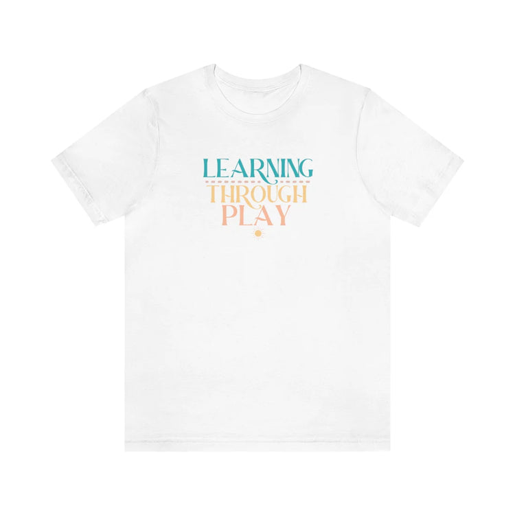 learning through play short sleeve tee (sample sale)