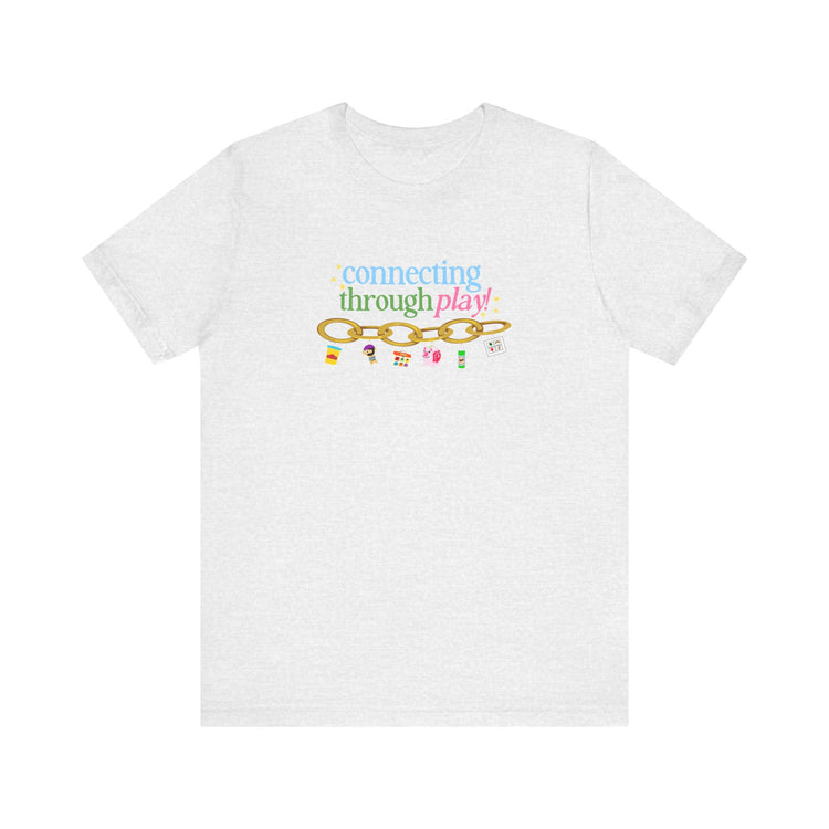 connecting through play chain tee