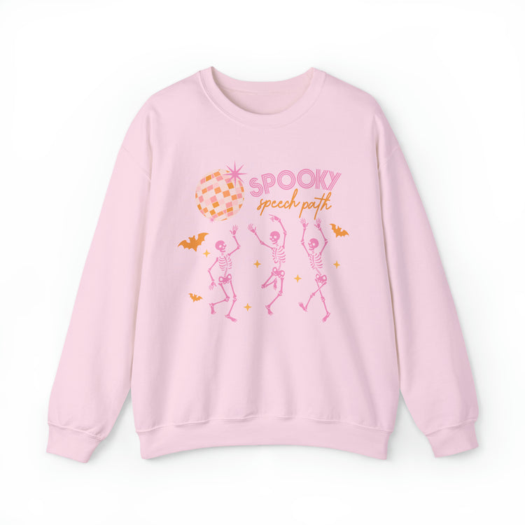 spooky speech disco skeleton crewneck
