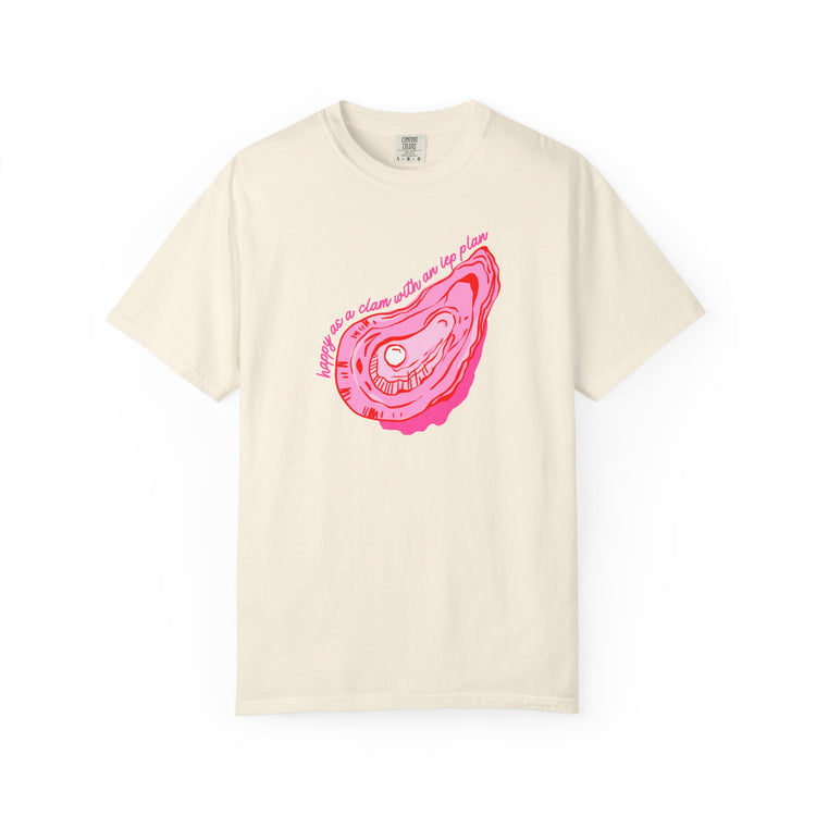 happy as a clam IEP plan comfort colors tee