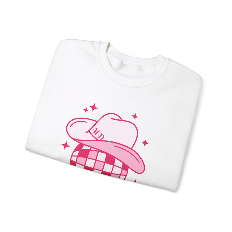 disco cowboy audiology crewneck