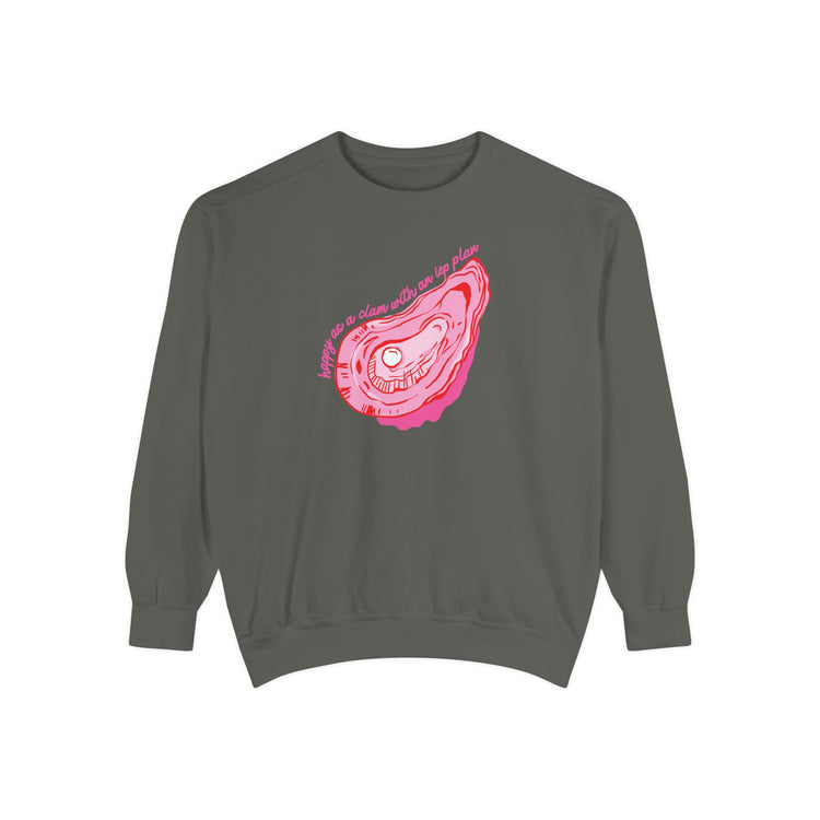 happy as a clam IEP plan comfort colors crewneck