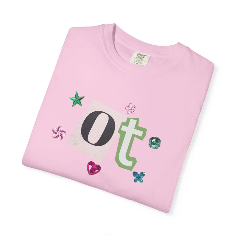 OT newspaper gem comfort colors tee