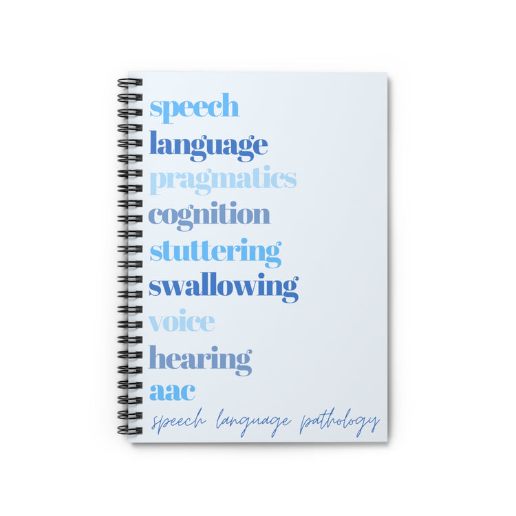 SLP scope notebook - blue