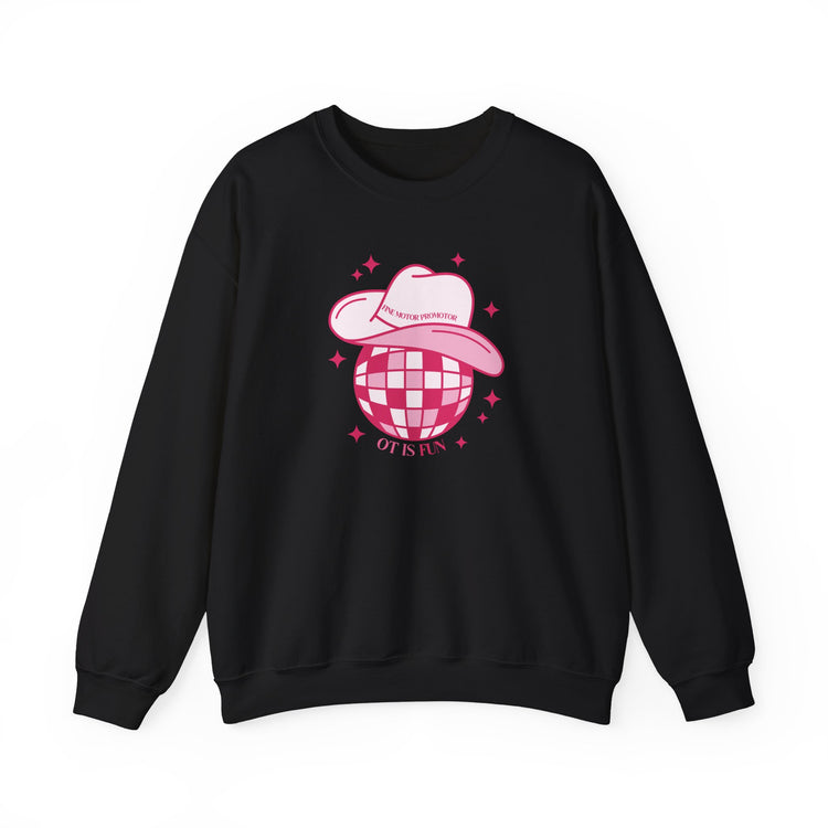 OT cowboy disco crewneck
