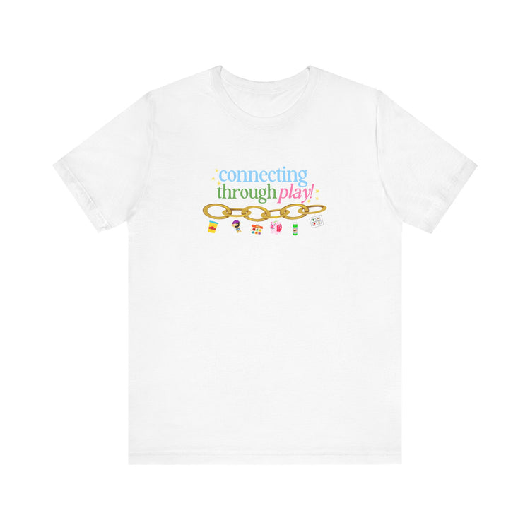 connecting through play chain tee