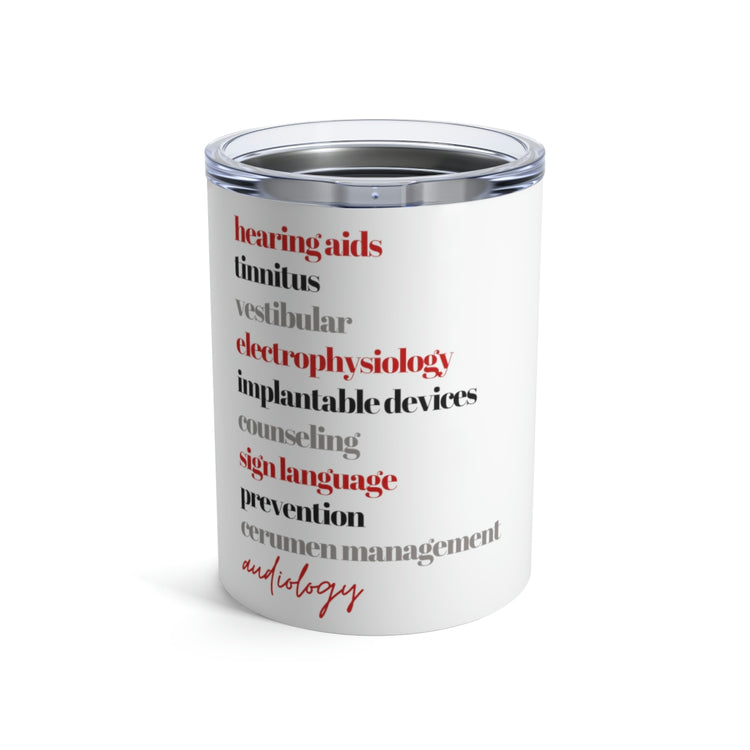 Custom Company Tumbler with Logo and @beetheslp design