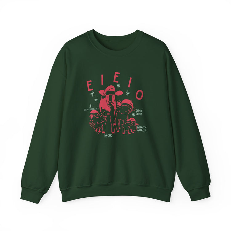 EIEIO holiday barn animals crewneck