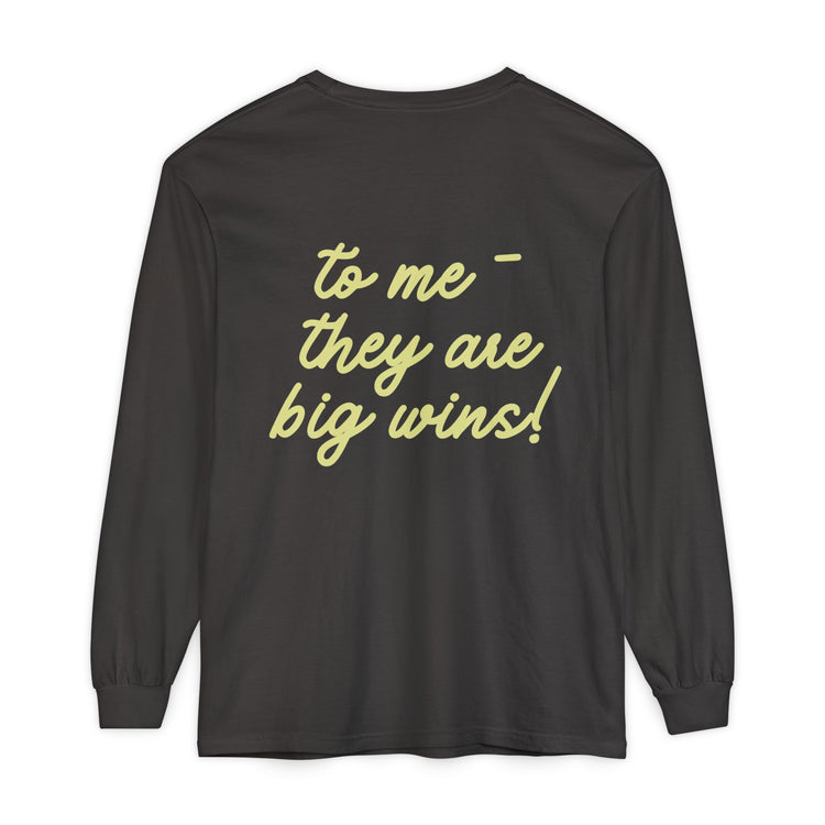 speech path little big wins front/back long sleeve tee
