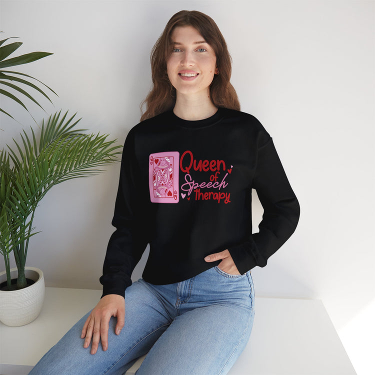 queen of hearts//speech crewneck