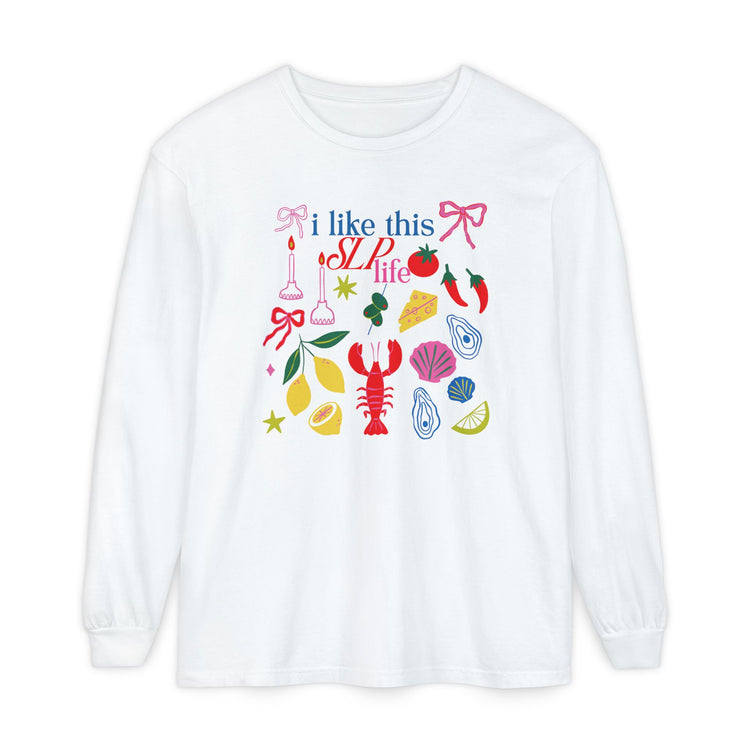 i like this SLP life comfort colors long sleeve tee