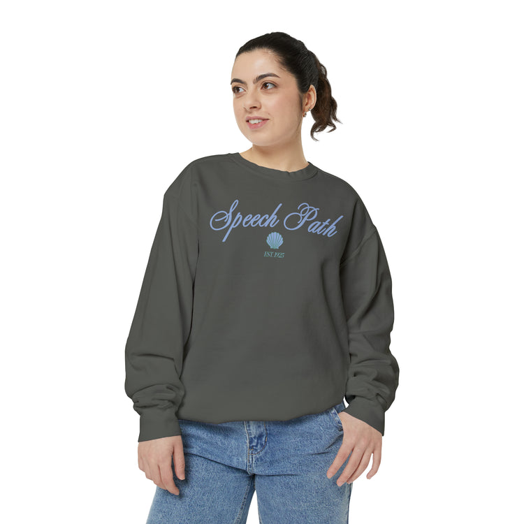 speech path clam comfort colors crewneck