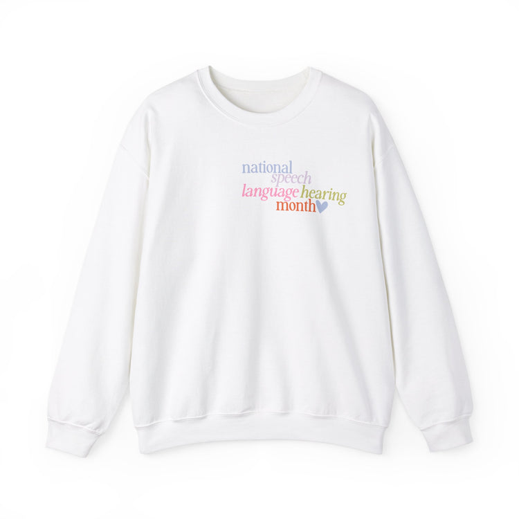 NSLHM heart colorful crewneck