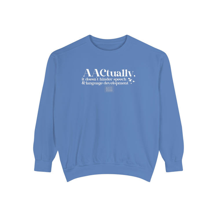 AAC facts comfort colors crewneck