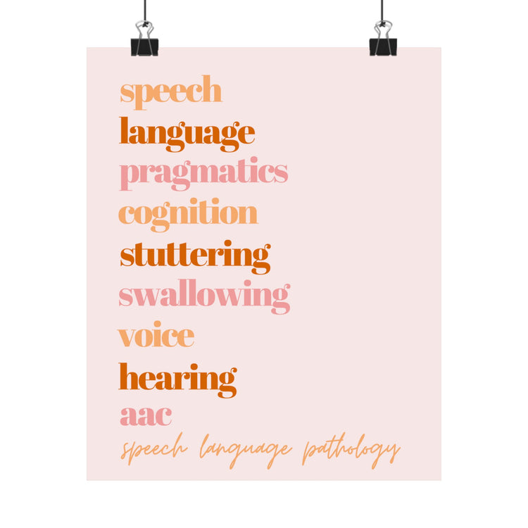 SLP scope pink wall poster