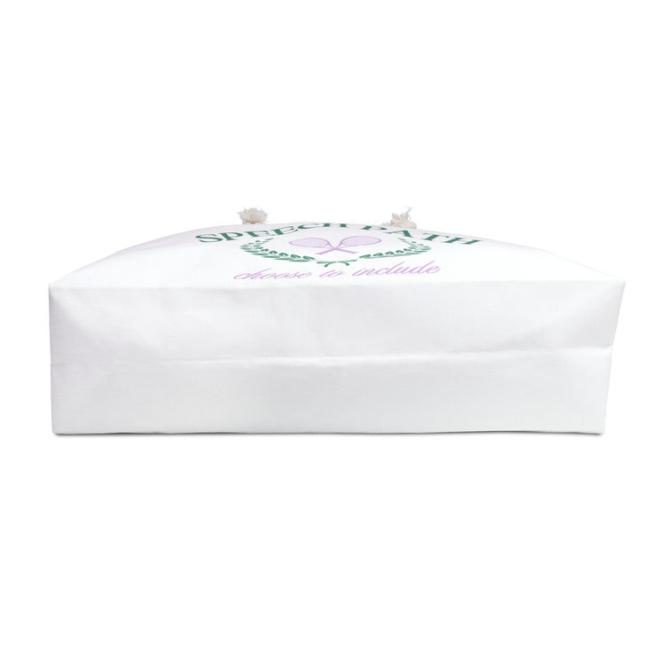 speech path oversized tote bag