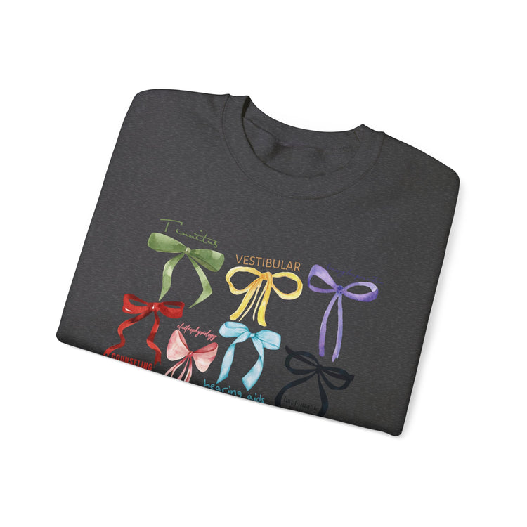 bow AUD era audiology crewneck