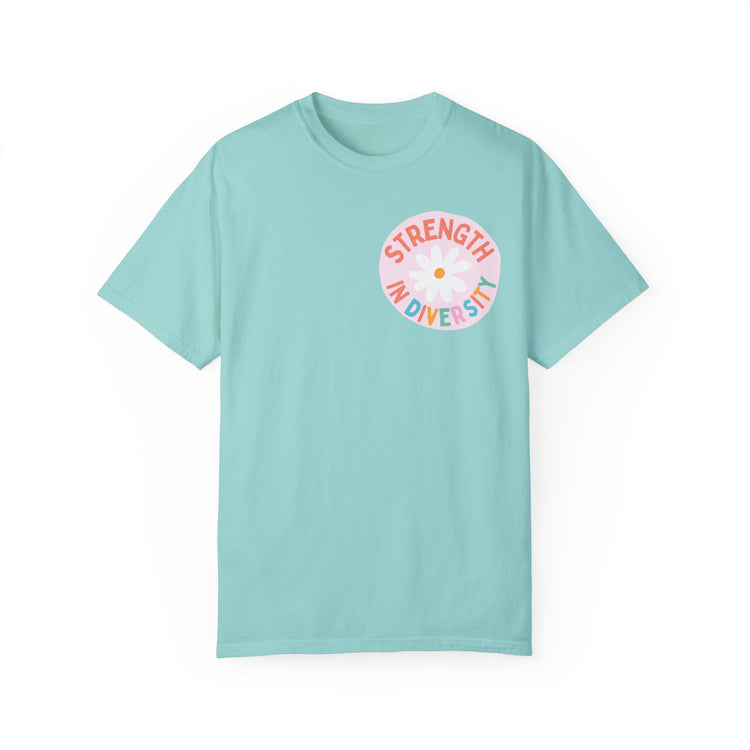 strength in diversity comfort colors tee