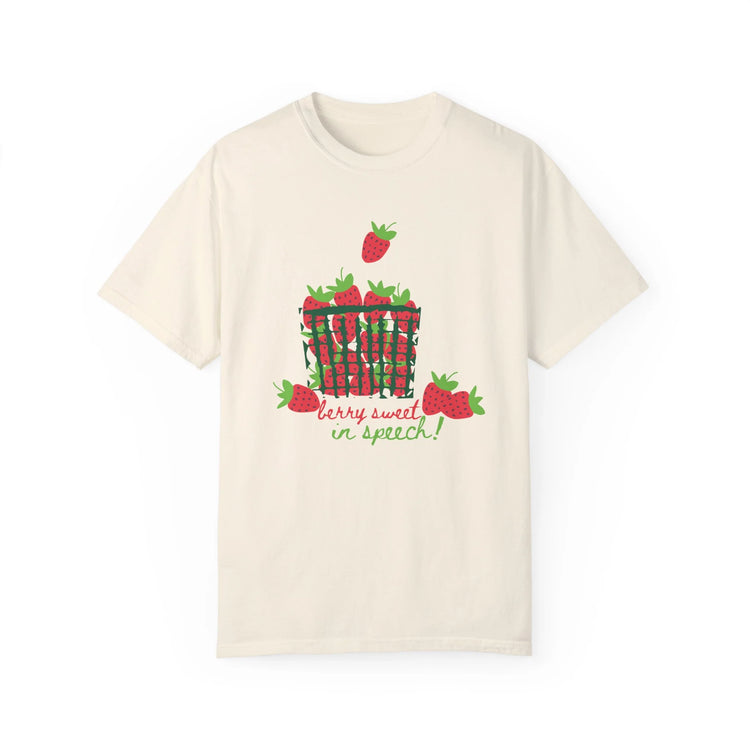 berry sweet in speech! comfort colors tee (sample sale)