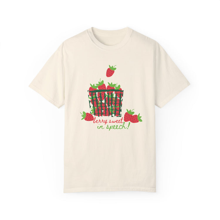 berry sweet in speech! comfort colors tee