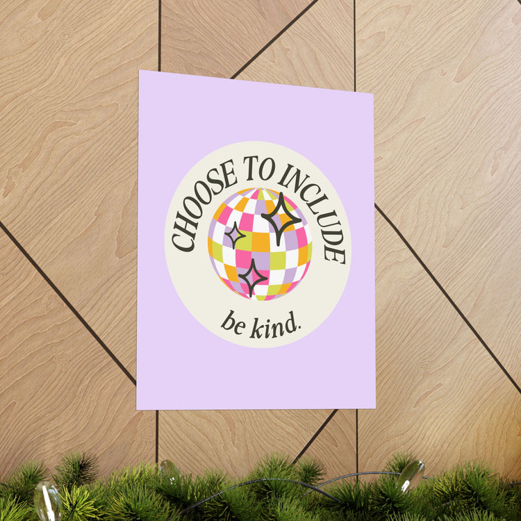 choose to include disco wall poster