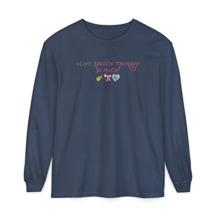 olive speech therapy! long sleeve tee
