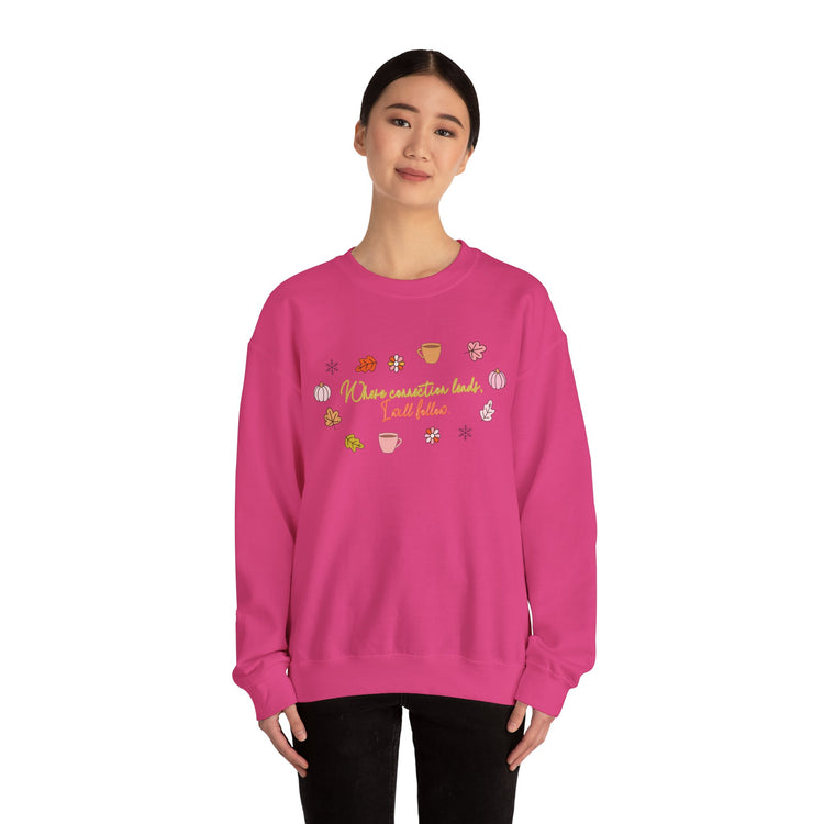 where connection leads, i will follow crewneck