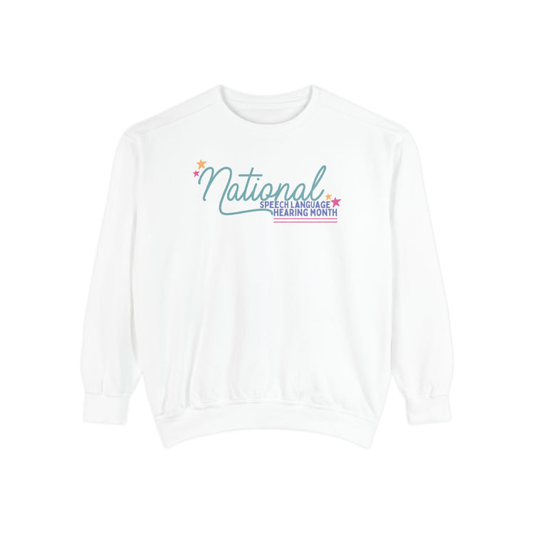 NSLHM stars comfort colors crewneck