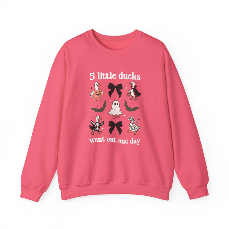 5 little spooky ducks crewneck