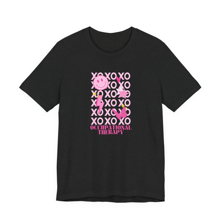 OT xoxo pink short sleeve tee